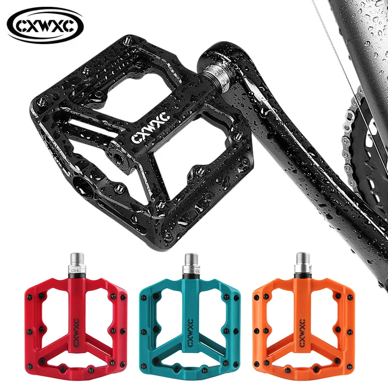 Ultralight Flat MTB Pedals Nylon Bicycle Pedal Bmx Mountain Bike Platform Pedals 3 Sealed Bearings Cycling Pedals For Bicycle