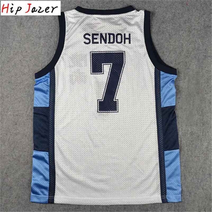 HipJazer Cosplay  Ryonan 7#Akira Sendoh 13#FUKUDA 6#KASHINO 8#UEKUSA  5#IKEGAMI  Basketball Jersey Men Basketball SHIRTS TOPS