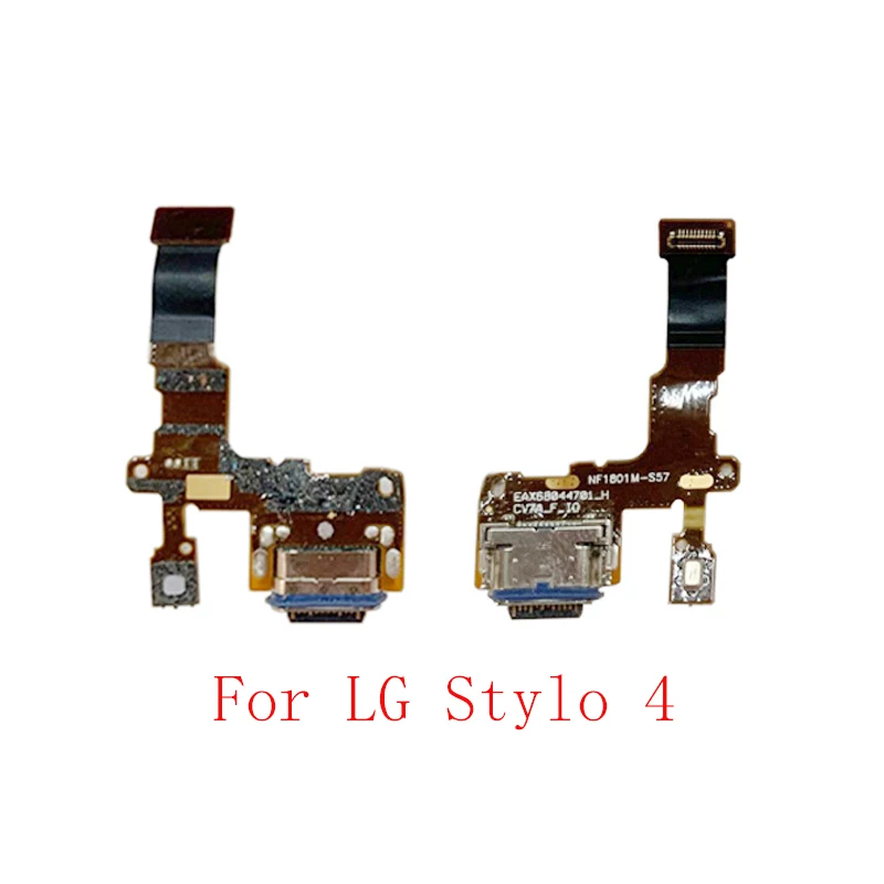 USB Charging Dock Port Connector Board Parts Flex Cable For LG V30 V40 ThinQ V50 ThinQ 5G Stylo 4 5 6 Q7 Replacement Part