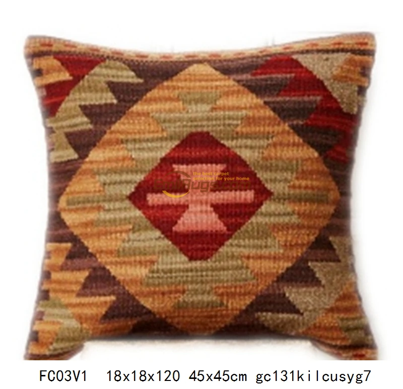 Kilim Cushion Decorative Fleece Pillow Personalised Cushion Cover Square Pillow Cover Cushion Case Toss Pillow