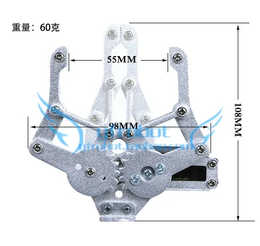 MOEBIUS Cheap 6 Dof Robot Arm Multi DOF Robotics Grabbing with Gripper Claw Clamp 180 Servos for Arduino Maker Education