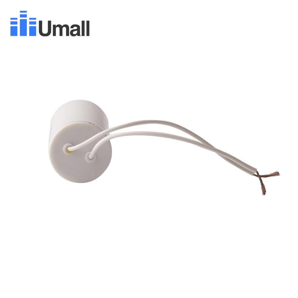 CBB60 450V 12uf تشغيل مكثف محرك تيار متردد سلكين