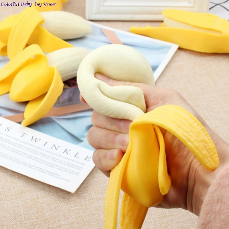 Banana Toys Squeeze Antistress Novelty Toy Stress Relief Venting Joking Decompression Funny Toys