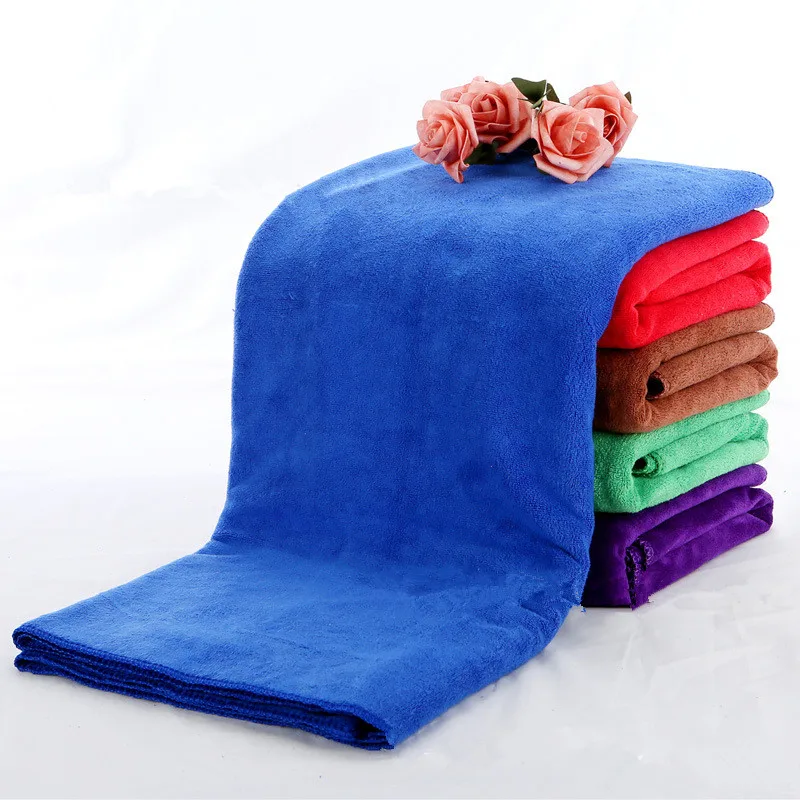 140*70 cm Microfiber Towel Car Wash Cloth Car Detailing Tools Cleaning Coral Fleece Towel Thick Super Absorbent Car Accessories