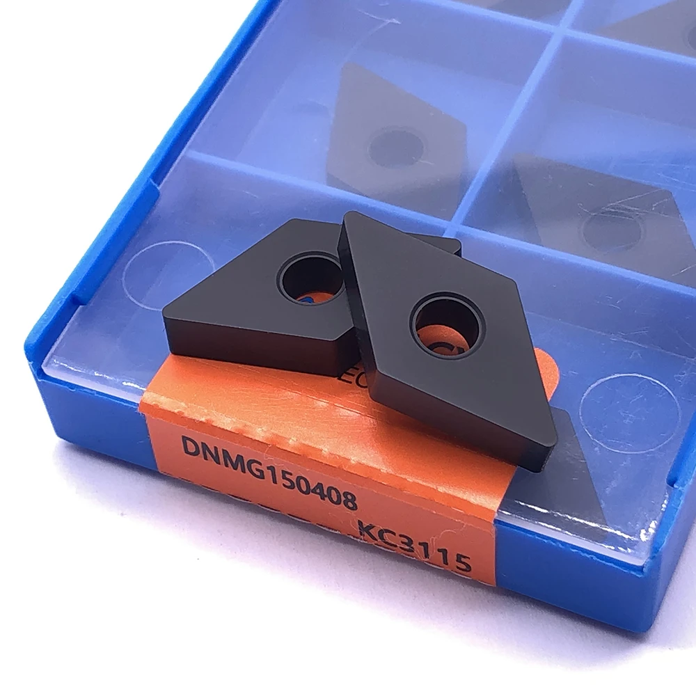 Herramientas de corte de metal externo, máquina CNC de alta calidad, herramientas ndexables, DNMG150408 MA KC3115, 10 Uds.