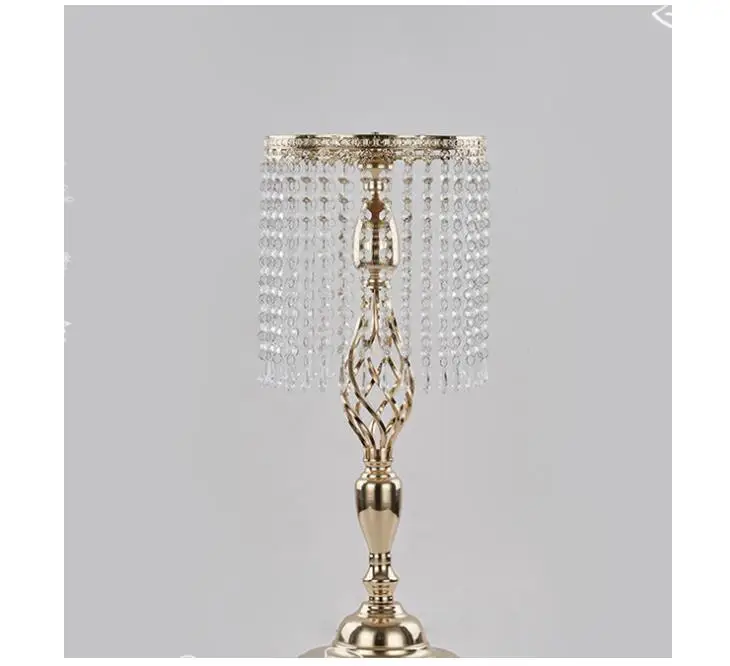 70cm Rhinestone Candelabra Party Elegant Candle Holder Pretty Table Centerpiece Vase Stand Crystal Candlestick Wedding Decor SN