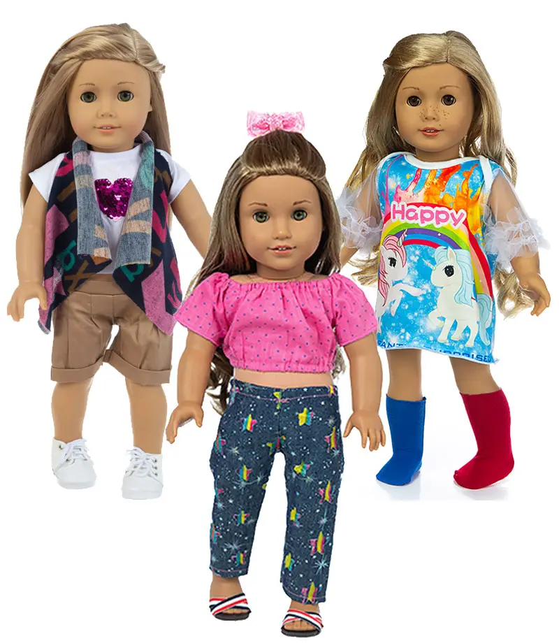 

New lovely suit Fit For American Girl Doll 18 Inch Doll Clothes And Accessories