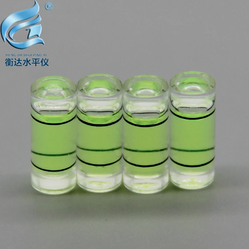 500 pcs/batch 5 * 12mm plastic bubble level cylindrical mini small bubble level