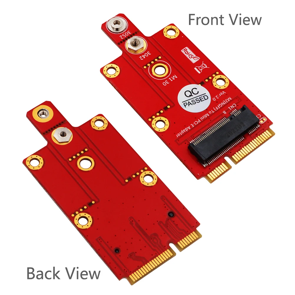 Adaptateur M.2 Key B vers Mini PCI-e NGFF M2 vers Mini PCI Express PCIe pour Module 3G 4G 5G, prend en charge les emplacements mPCIe pleine grandeur et demi-taille