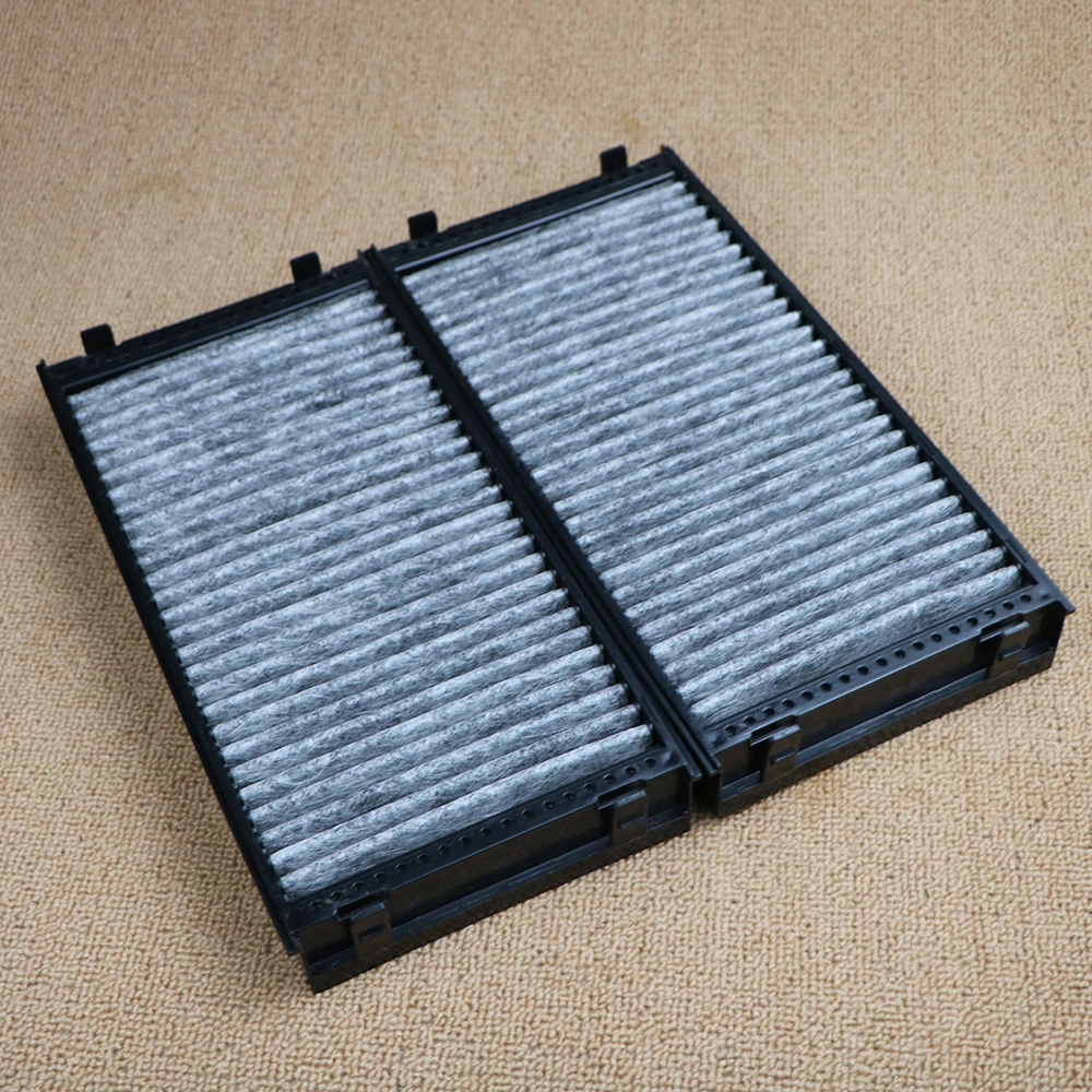 Car Cabin Filter 2Pcs Fit For BMW E70 X5 X6 (E71, E72) 2006 2007 2008 2009 2010 2011 2012 2013 Model 64316945586 64316804939