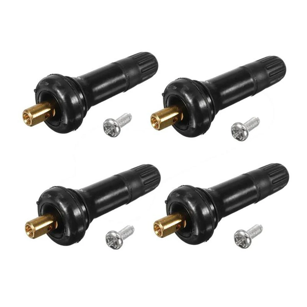 1/4 PCs Tire pressure sensor valve for tubeless disc wheel nipple straight rubber nipple for TPMS system