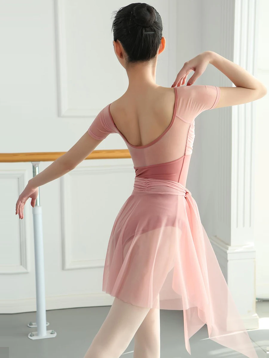 Tutu Ballet Rokken Tie Elastische Mesh Dans Rok Volwassen Roze Rok Tutu Zomer Tule Rok Dans Slijtage Chiffon Rok Voor meisjes
