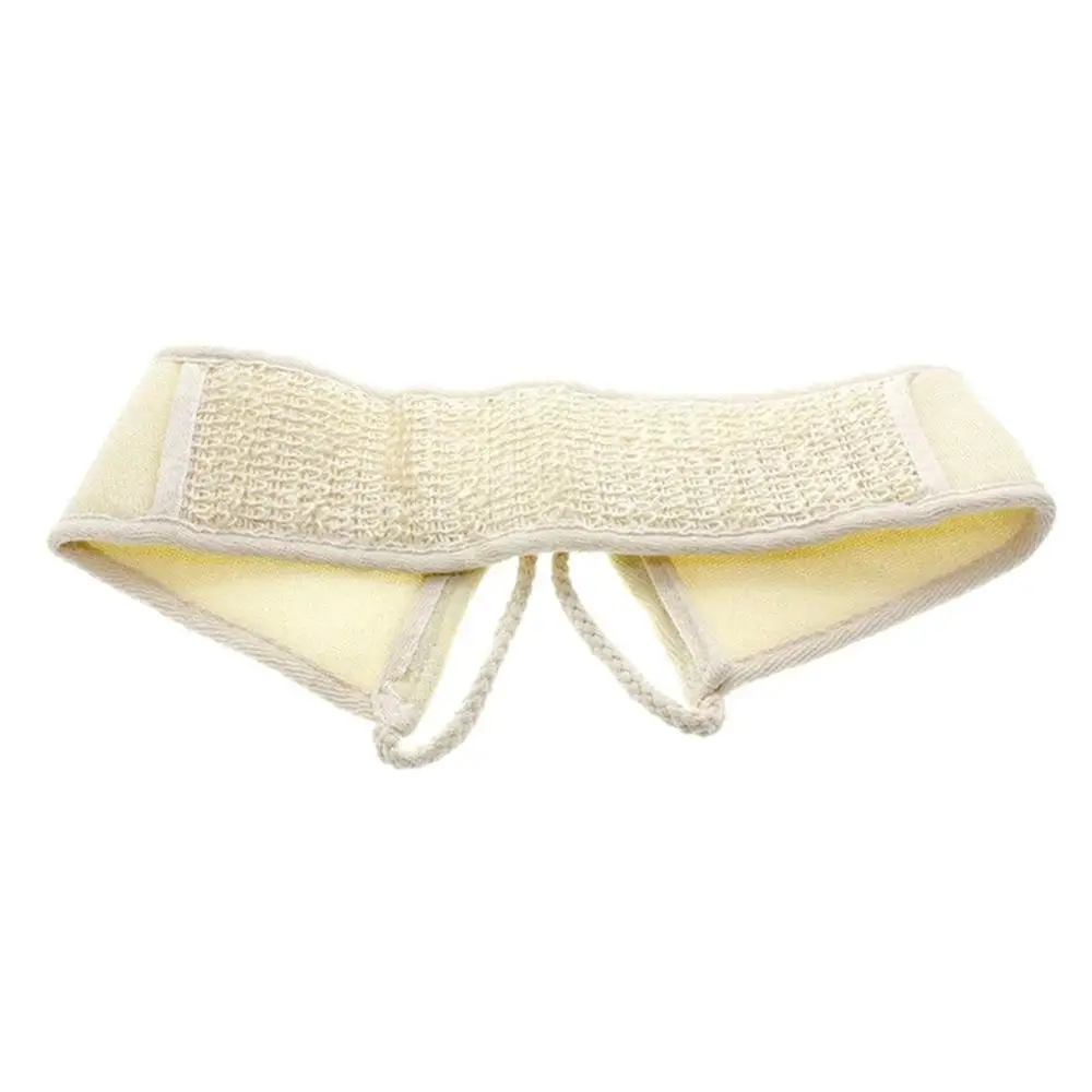 Loofah Long Back Towel Rubbing Bath Brush Double Sided Rubbing Skin Supplies Body Body Back Care Scrubber Bathroom Exfoliat Q6H5