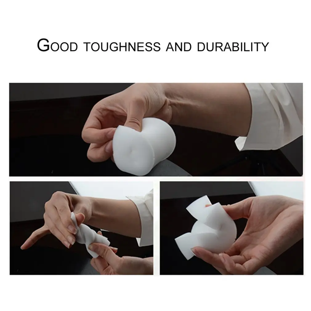 100 pçs/lote branco esponja mágica limpador de borracha multi-funcional limpador melamina esponja para cozinha banheiro limpeza 100x60x15mm
