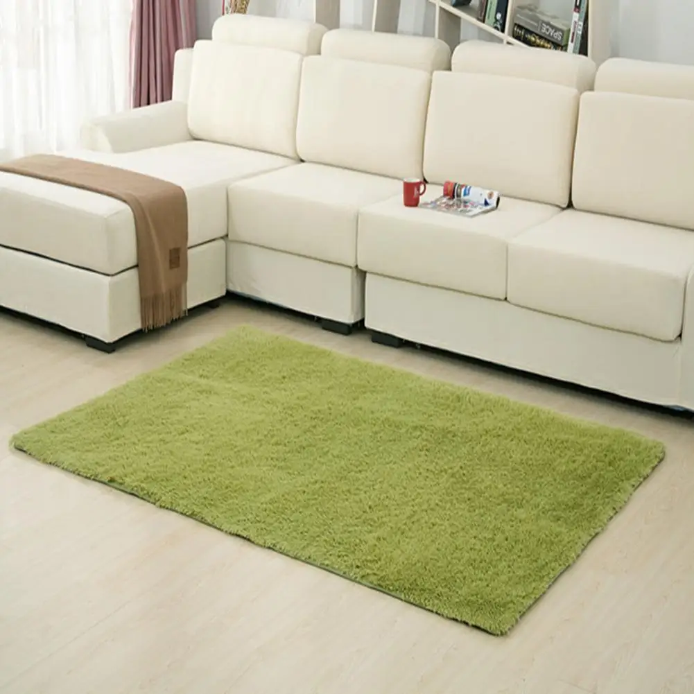 Decorazione domestica della moquette della camera da letto del salone del cuscino del sofà della stuoia di colore solido