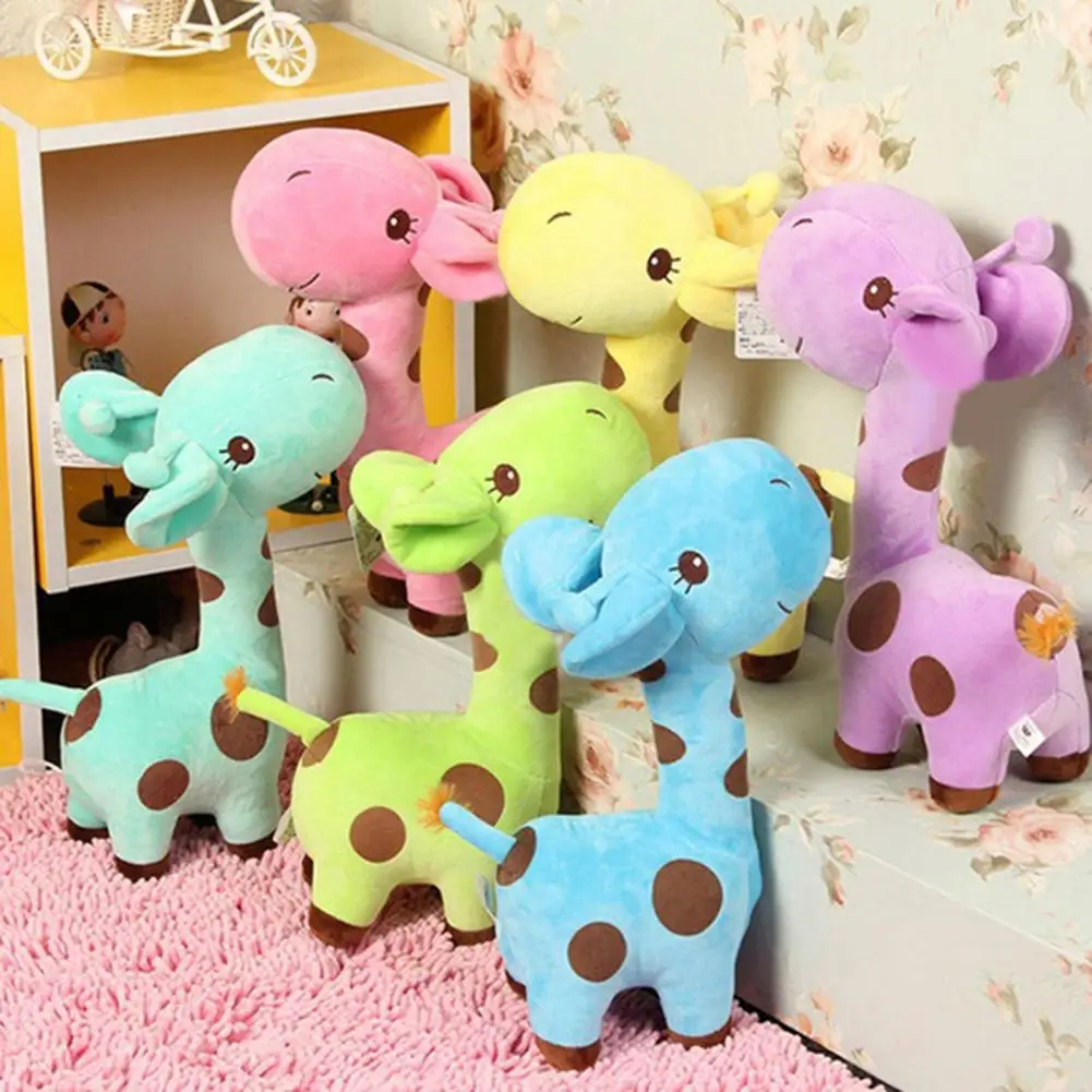 

Baby Kids 12cm Cute Gift Plush Giraffe Stuffed Animal 5 colors Unisex Cute Gift for Kids Christmas Birthday Gifts