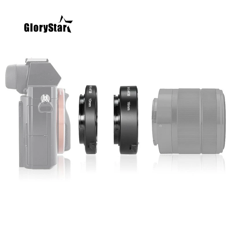 Auto Focus Macro Extension Tube Ring for Sony E-Mount A6300 A6500 A6000 A7 A7II A7III A7SII NEX-7 NEX-6 NEX5R NEX-3N NEX-5