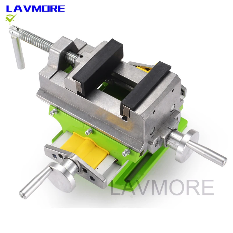 Hợp Chất Bảng 3 Inch Chéo Trượt Kềm Ê Phó Bảng Worktable Băng Ghế Dự Bị Alunimun Thân Hợp Kim Cho Xay Khoan HT2878
