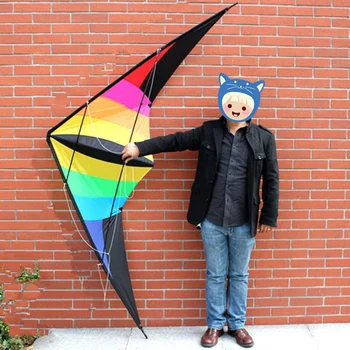 Açık eğlence spor 2.2m güç çift hat dublör uçurtma iyi uçan