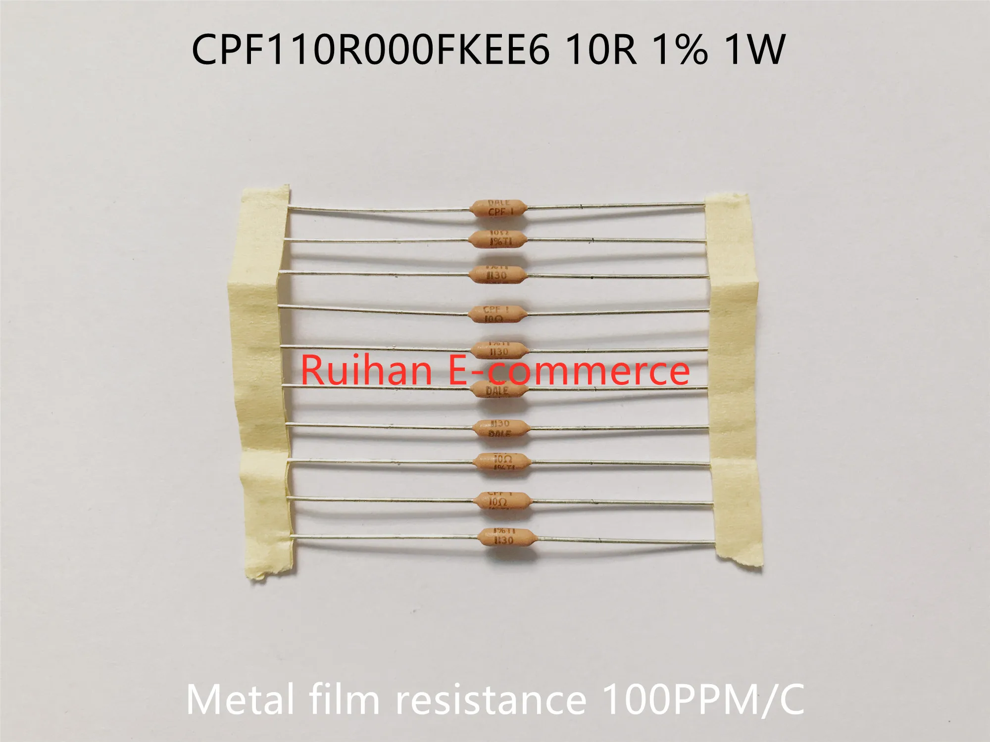 

Оригинальный новый 100% CPF110R000FKEE6 10R 1% 1W сопротивление металлической пленки 100PPM/C (индуктор)
