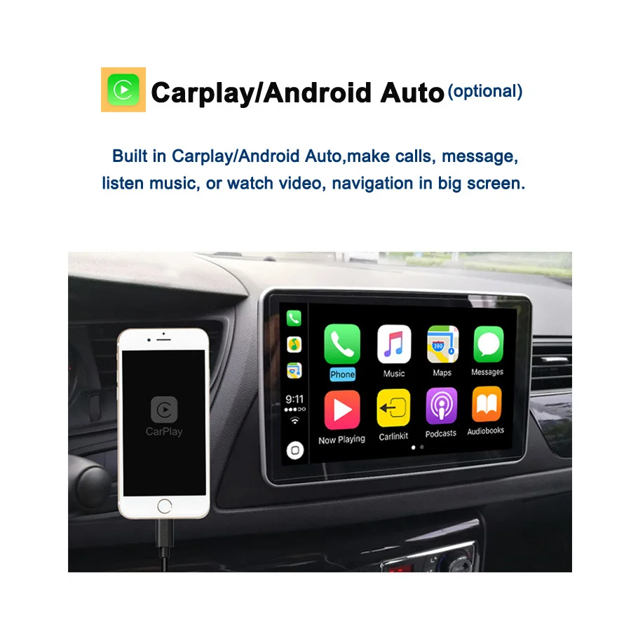 Carplay PX6 DSP IPS Android 12.0 8G +128G For universal Car DVD Player GPS Map RDS Radio Wifi Bluetooth 5.0 DVR camera TPMS OBD