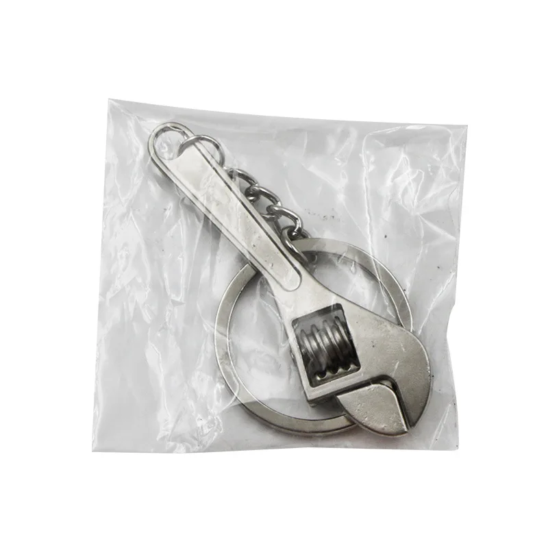 ประแจพวงกุญแจรถสแตนเลสกุญแจแหวนเกรดจำลอง Spanner พวงกุญแจโซ่กุญแจ Keyfob เครื่องมือ Novelty