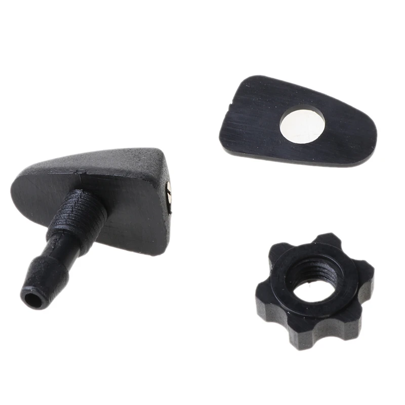 Car Universal Windshield Washer Sprinkler Head Wiper Fan Shaped Spout Cover Water Outlet Nozzle Adjustment