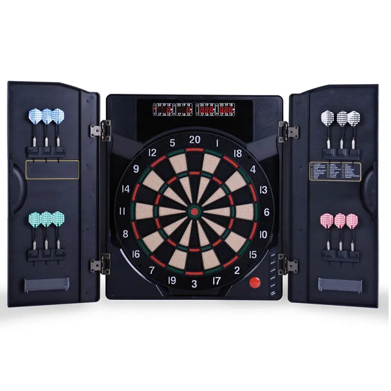 Electronic Dart Cabinet With Automatic Scoring Electronic Dart Tray Folding Dart Box Soft Dart Professional Competition