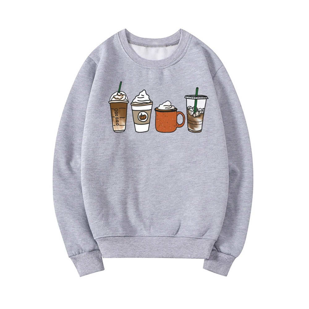 

Fall Coffee Sweatshirt Unisex Fall Pullover Women Fall Fashion Hoodie Long Sleeve Crewneck Sweatshirts Graphic Hoodies Woman Top