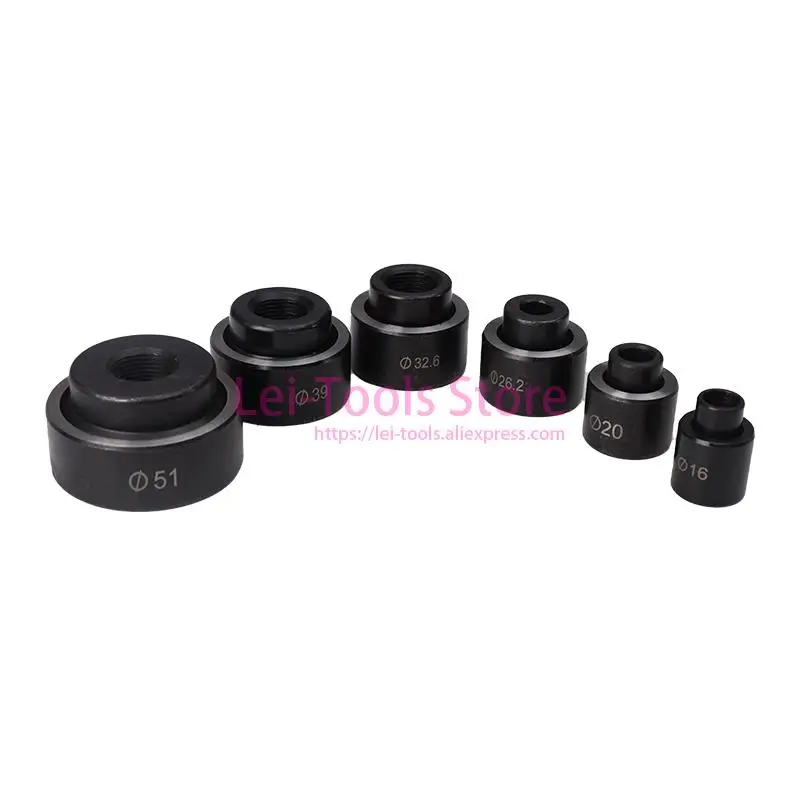 Imagem -02 - Conjunto de Molde de Perfuração de Buraco Hidráulico para Estrutura Inclui 16 mm 20 mm 26.2 mm 32.6 mm 39 mm 51 mm 1