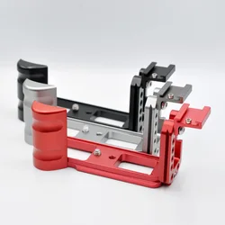 For Fuji X-E3 Fujifilm XE3 Porous Camera L Bracket Hand Grip Quick Release With Hot Shoe Mount