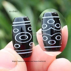 1Piece, 10x20mm Natural Tibet Dzi Black Agate beads ,many pattern ,For DIYJewelry making! Mixed wholesale for all items !