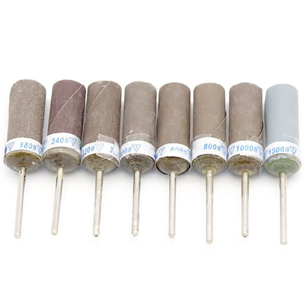 5 Pcs 180-5000 Pasir Kering Basah Amplas Pengamplasan Batang Abrasive Roda untuk Alat Putar