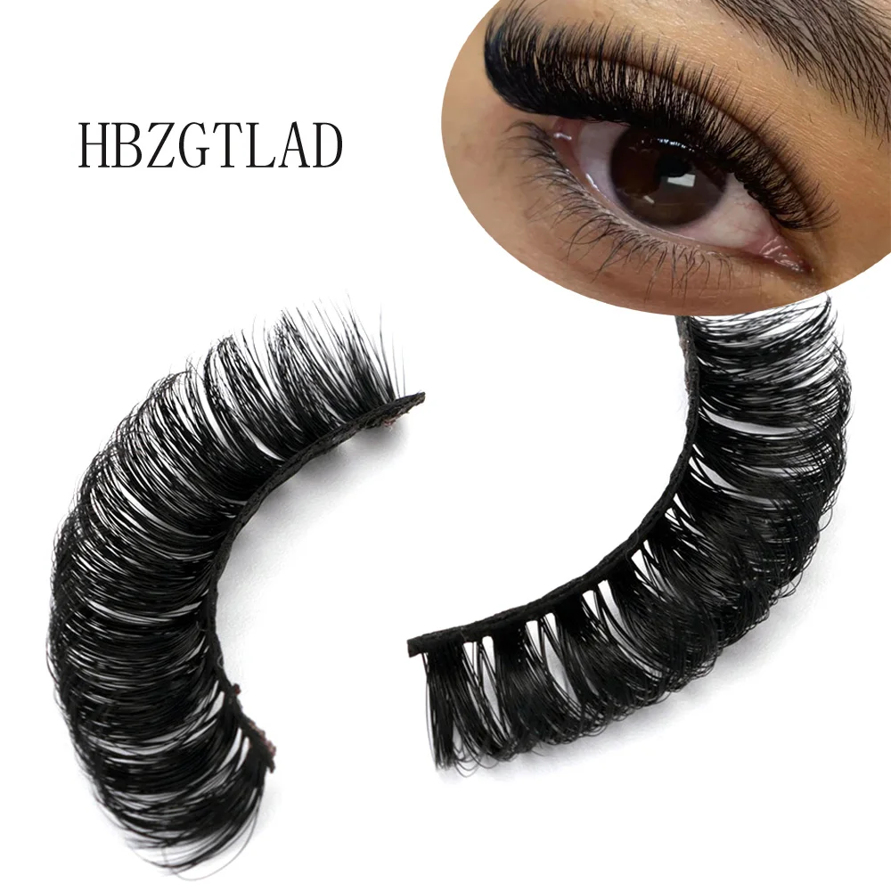 NEW 2pairs 8-25mm Eyelashes 3D Mink Lashes DD Volume Handmade Mink False Eyelashes Thick Full Strip Lashes Cruelty Free cilios