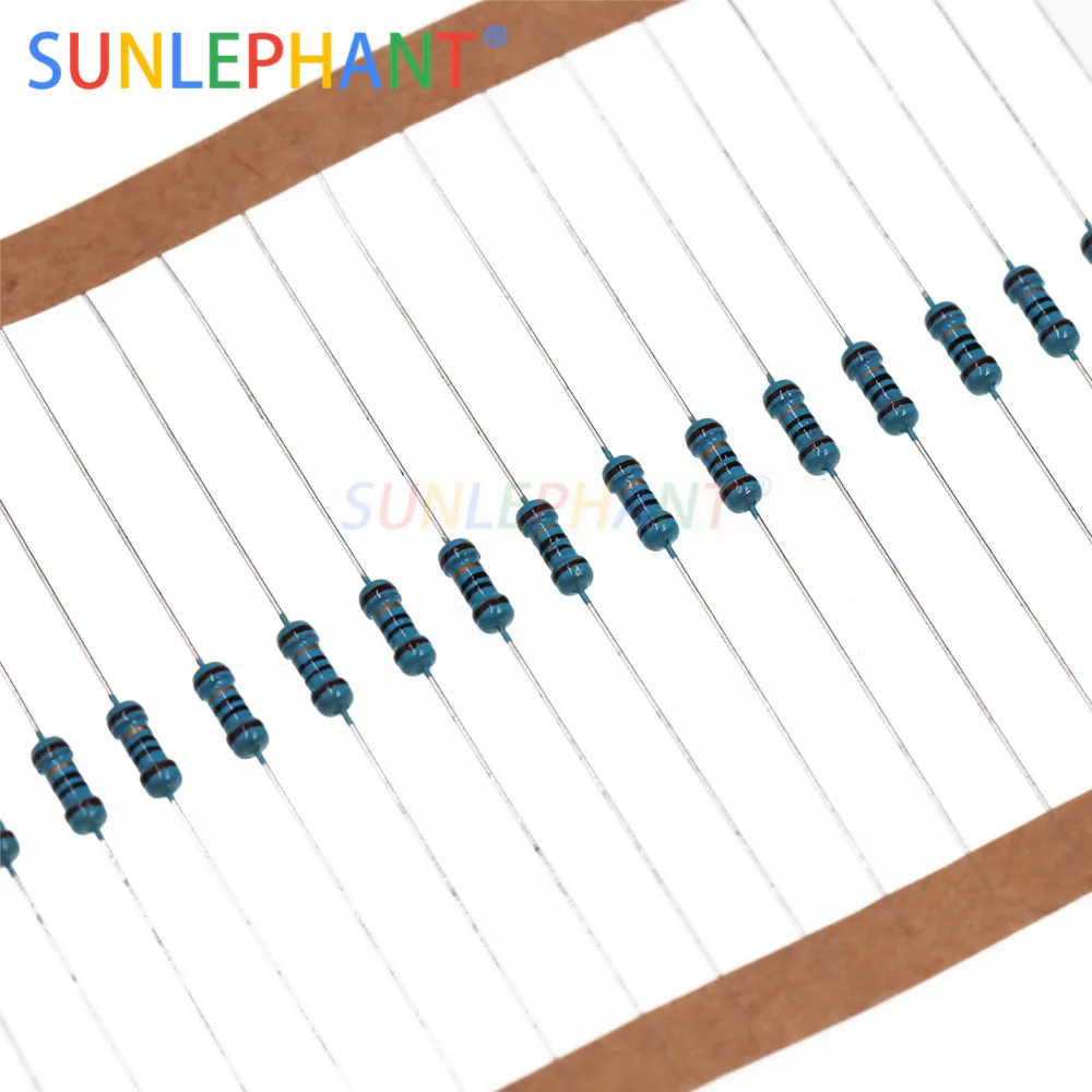 600 Stücke = 30 werte * 20 stücke Jeder Wert Metall Film Widerstand pack 1/4W 1% widerstand assorted Kit Set