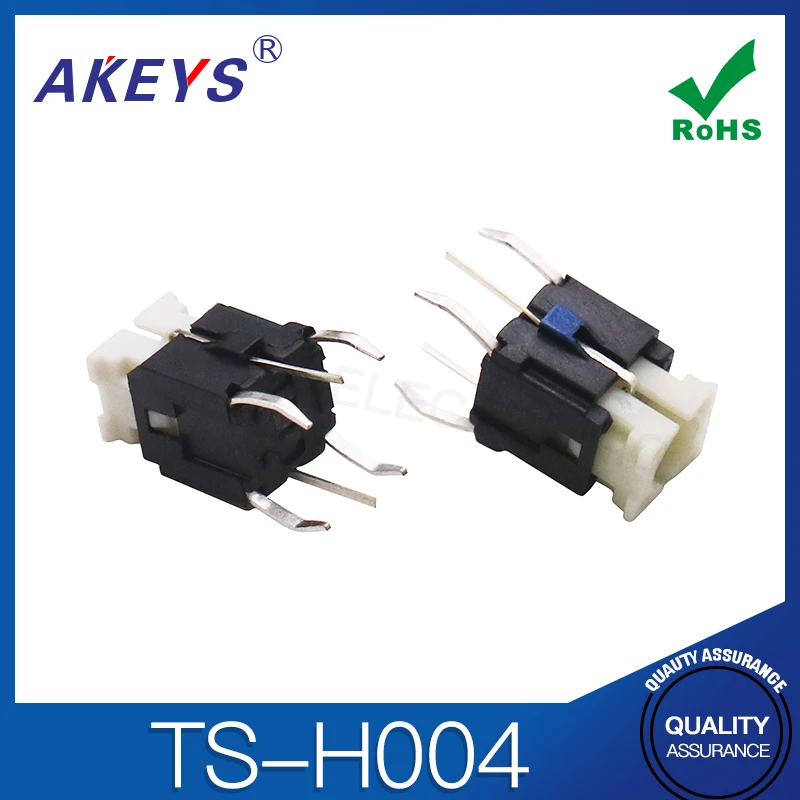 TS-H004 light switch 6 *6*9 touch the key switch, red, blue, white and green light 6x6 with LED light