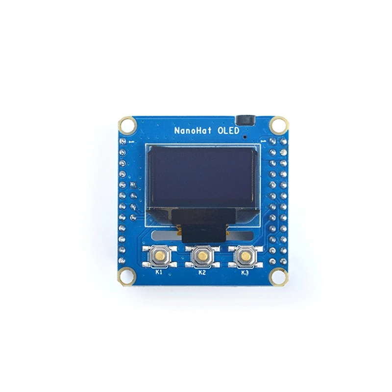 

NanoHat OLED Python programming driver open source support NanoPi NEO NEO2 Air etc. with 3.5mm audio interface socket