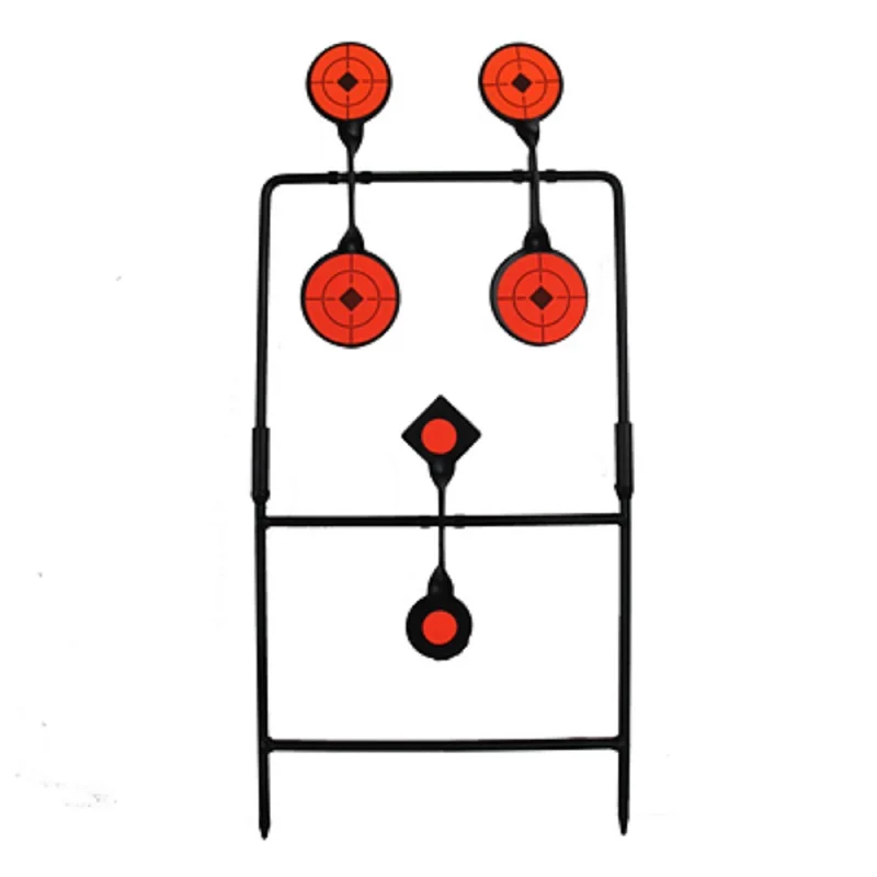 Metal spinner air rifle target self reset target