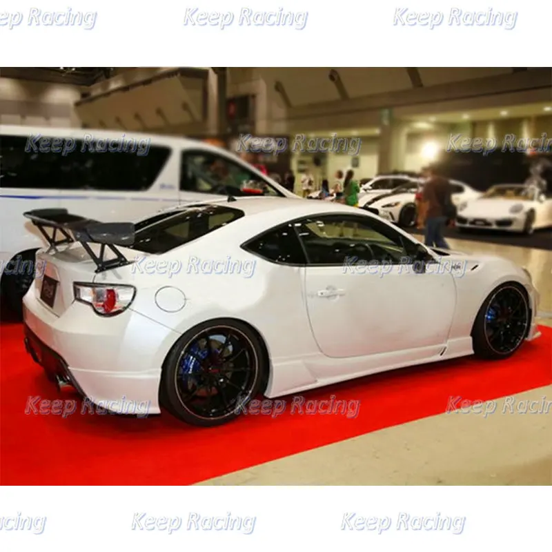 Auto Bodykit INGS N-SPEC Style Front Bumper Fiberglass Side Skirt FRP Rear Bumper Fit For Toyota 13-21 FT86 GT86 FRS ZN6 BRZ ZC6