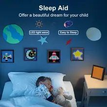 Pixoo Digital Photo Frame with Alarm and LED Display #5