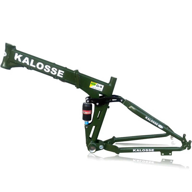 26*4.0 Snow Bike Frame 17 Inches 165mm Travel Bicycle Frame Kalosse 1-1/8 Inches Folding frames