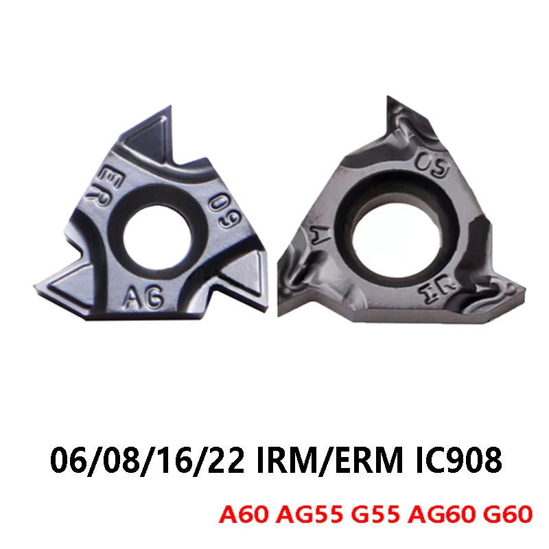 

Original 06IRM 08IRM 16ERM 16IRM 22ERM A60 AG55 AG60 G55 G60 N60 Threading Carbide Inserts universal Lathe Cutter for P M K