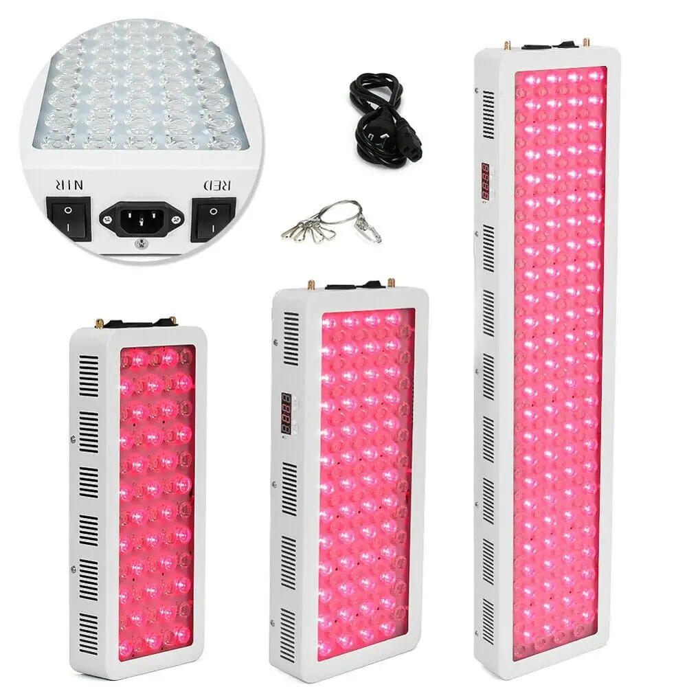 Professional 300/500/1000W Anti-Aging 660nm 850nm Red Near Infrared LED Therapy Light Beauty Machine US Stock