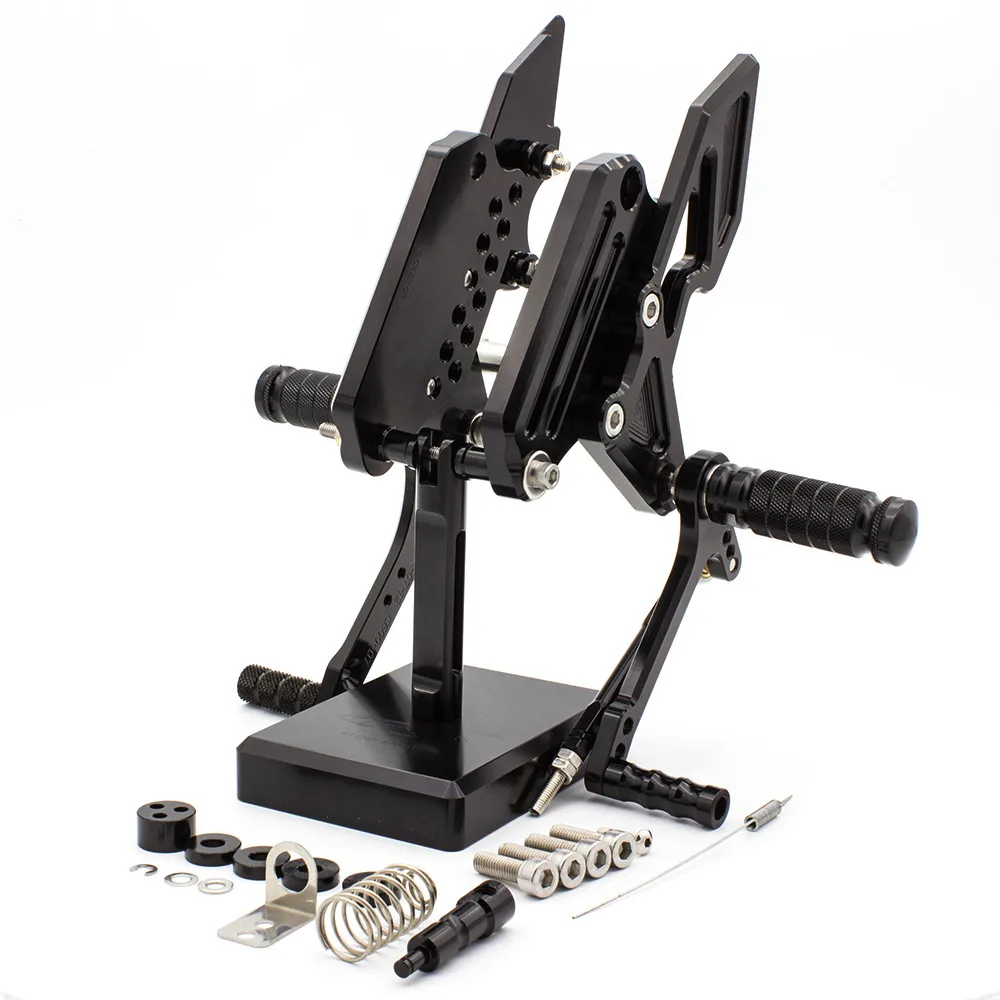 

For Suzuki GSX250R GSX150R 2016-2020 2019 CNC Aluminum Adjustable Motorcycle Rearset Footrests Shift Gear Lever Foot Pegs Pedal