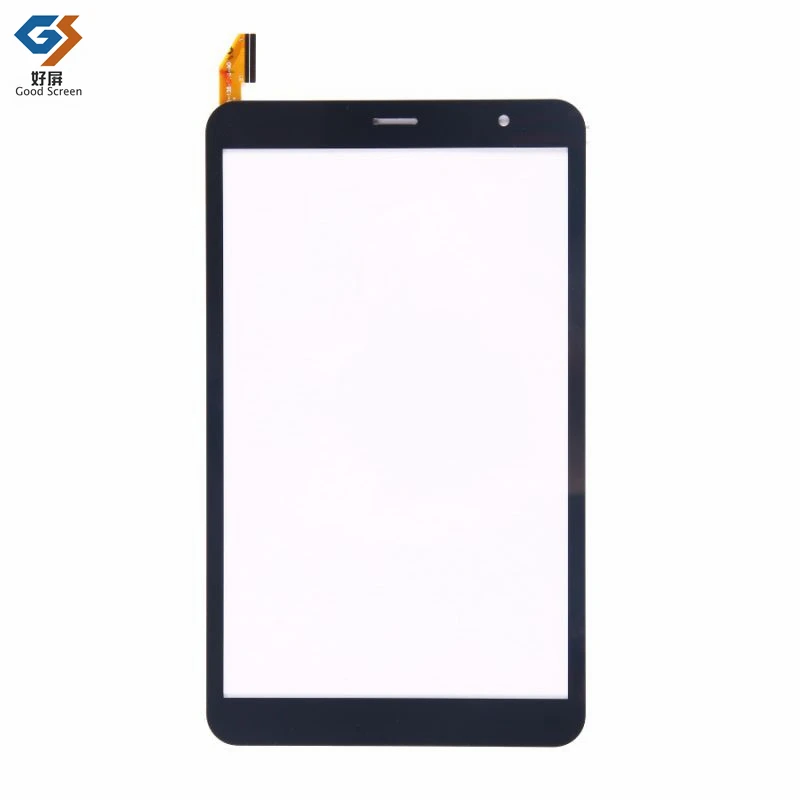 10 Pçs/lote Preto 8 polegada Tablet PC Tela de Toque Capacitiva Digitador Sensor Painel de Vidro Externo Para Multilaser M8 4G NB365