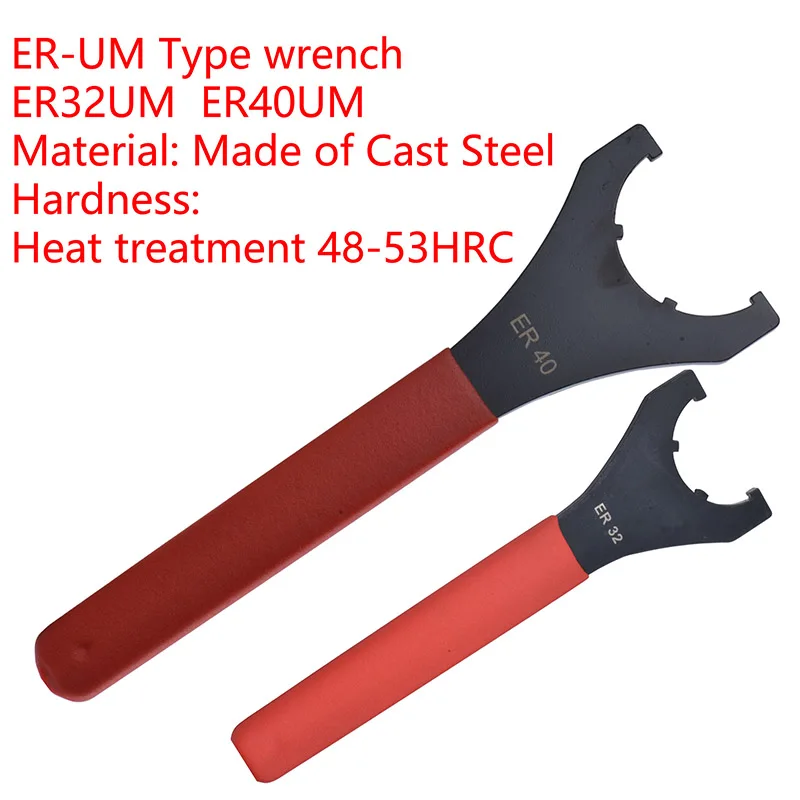 1pc ER Collet UM Type Wrench ER16 ER20 ER25 ER32 ER Spanner for ER Nut Collet Chuck Holder CNC Milling Tool Lathe Tools