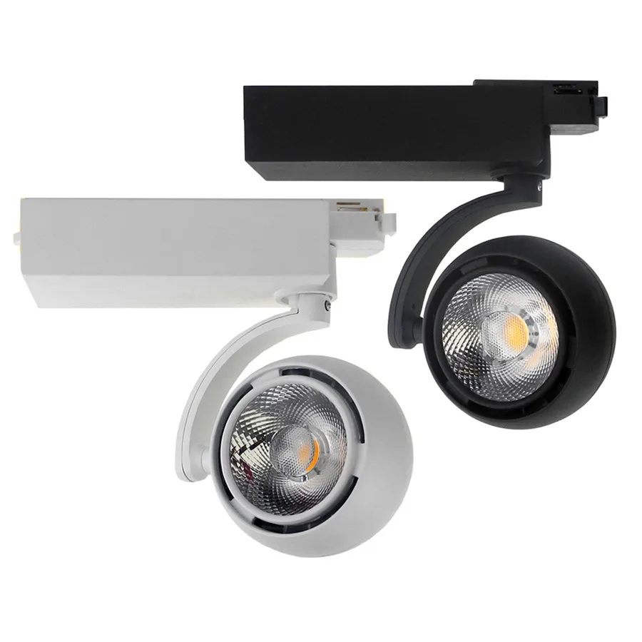 20/25W Modern LED Track Spotlight Adjustable Restaurant Clothe Shop Background LED Ceiling Rail Track Spotlight