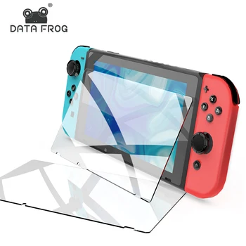 Veri kurbağa 9H temperli cam ekran koruyucu uyumlu-Nintendo anahtarı koruyucu Film kapak için anahtarı Oled/anahtarı Lite