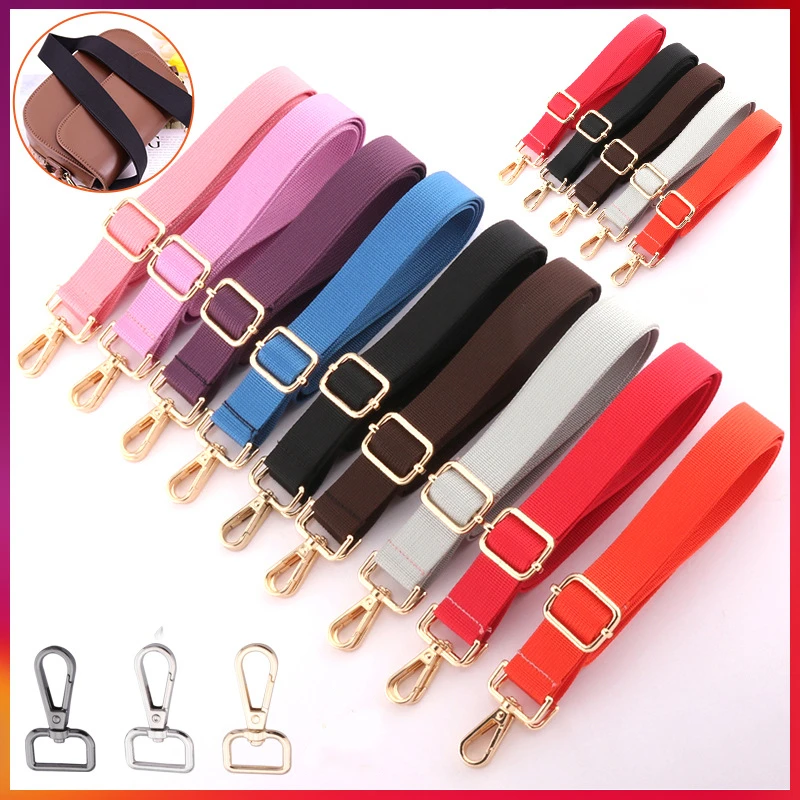 Long Shoulder Bag Strap Cotton Fashion Wide 2.5CM Replacement Strap for Bags Nylon Woman Messenger Accessories Bag Straps