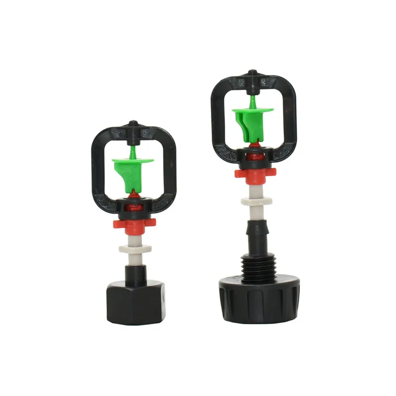 

1/2" 3/4" Female thread rotating sprinkler nozzles 360 degree Drip irrigation water nozzles watering plants watering 4PCS